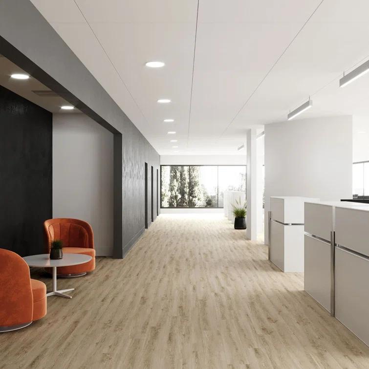 Lucida USA GlueCore Classic 22mil x 7.3" W x 48" L Glue Down Vinyl Tile Flooring