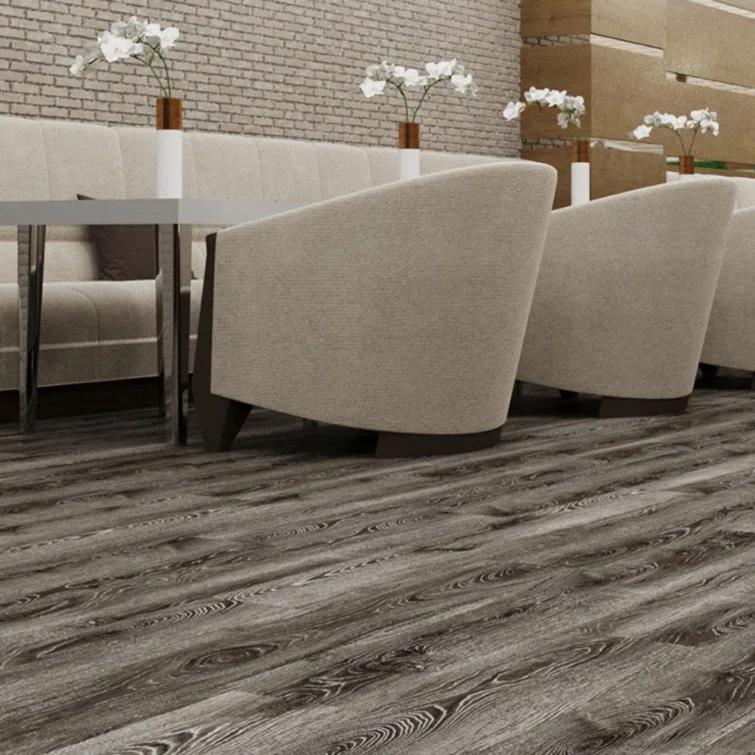 Lucida USA GlueCore Classic 22mil x 7.3" W x 48" L Glue Down Vinyl Tile Flooring