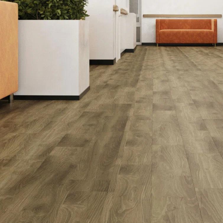 Lucida USA GlueCore Classic 22mil x 7.3" W x 48" L Glue Down Vinyl Tile Flooring