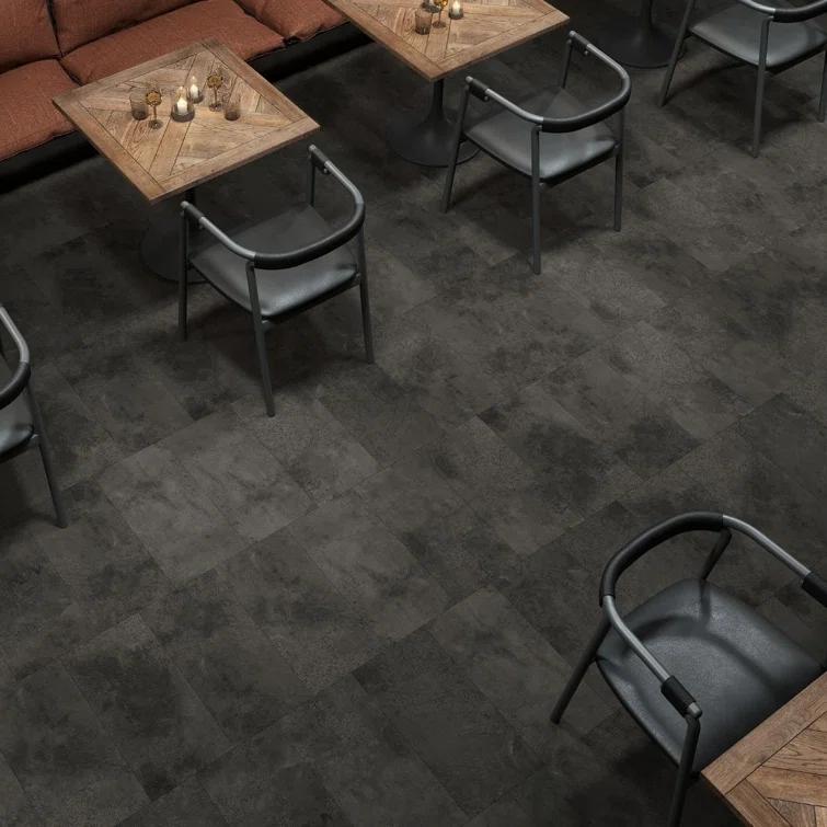 GlueCore Classic 22mil x 12" W x 24" L Glue Down Vinyl Tile Flooring