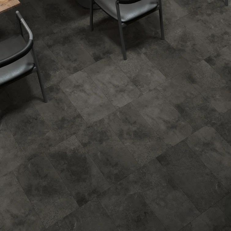 GlueCore Classic 22mil x 12" W x 24" L Glue Down Vinyl Tile Flooring