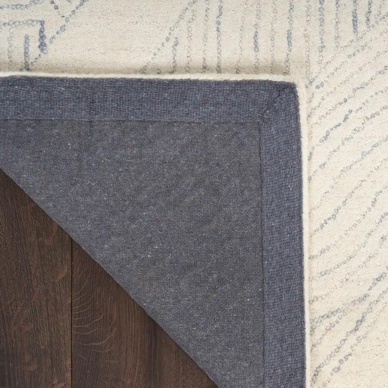 DKNY Pure Patterns Ivory Grey Modern Indoor Rug