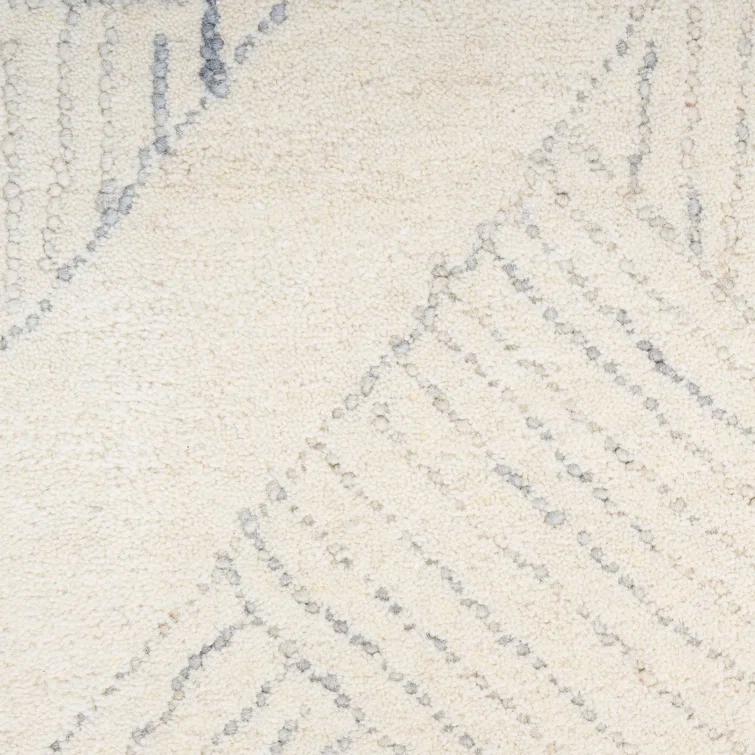 DKNY Pure Patterns Ivory Grey Modern Indoor Rug