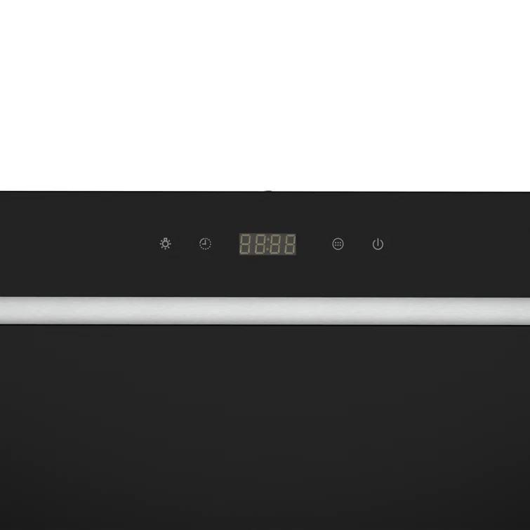 Streamline 36 In. T-11503-1-DL Isernia Ductless Insert 350 CFM Range Hood In Glossy Black With Mesh Filters, Touchpad Control, LED Lights