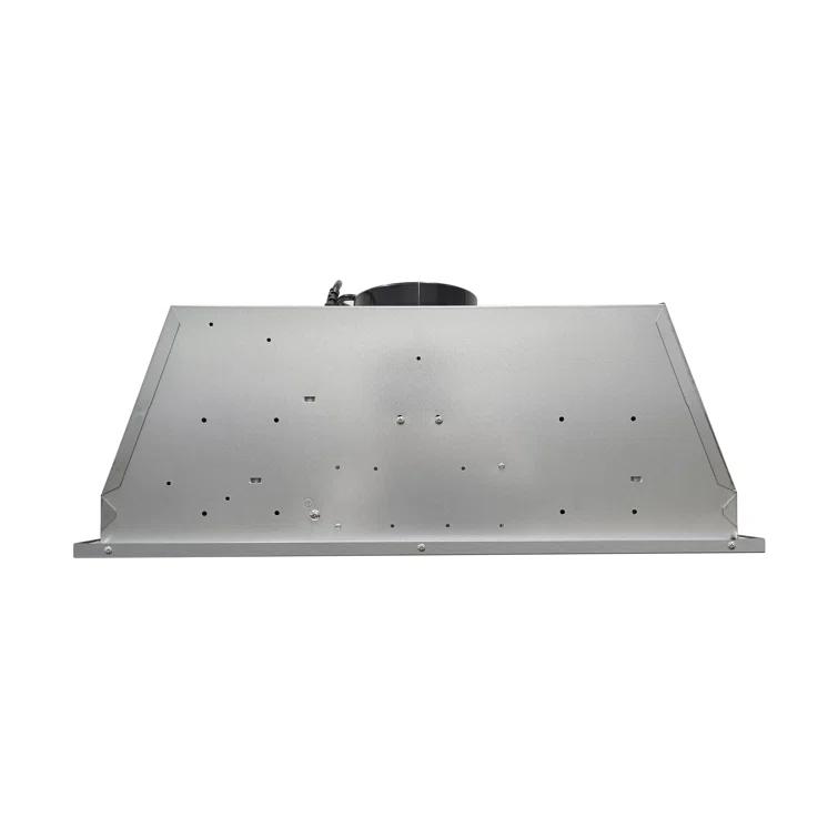 Streamline 28 in. Curino Ductless Insert 350 CFM Range Hood in Glossy Black with Mesh Filters, Electronic Button Control, LED Lights