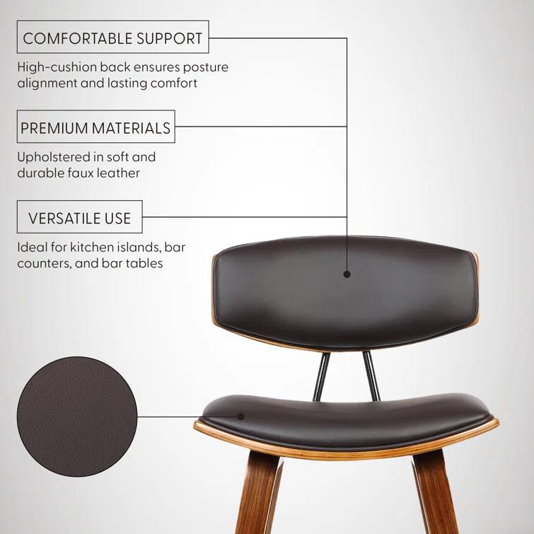Payton Vegan Leather Bar & Counter Stool