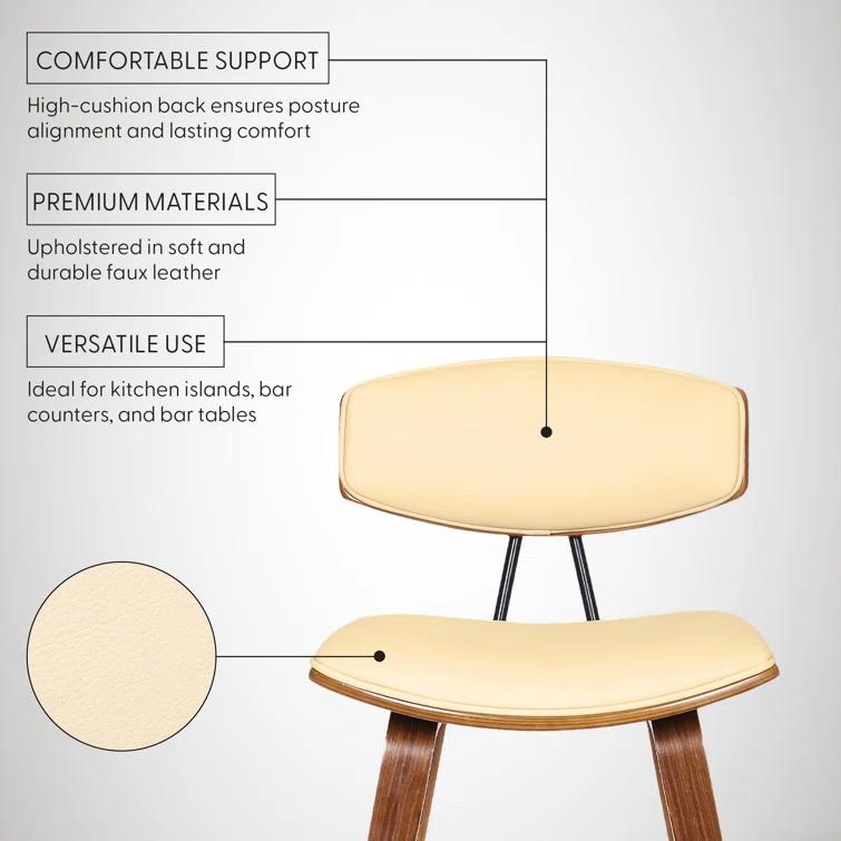 Payton Vegan Leather Bar & Counter Stool