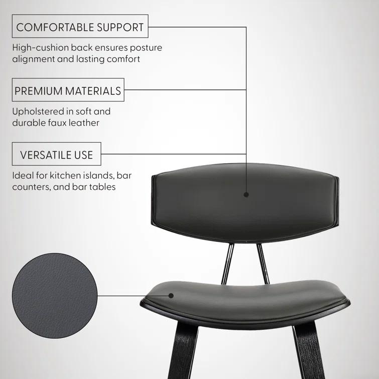 Payton Vegan Leather Bar & Counter Stool