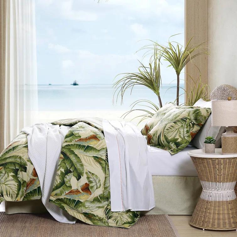 Tommy Bahama Home Tommy Bahama Palmiers Cotton Reversible 4 Piece Comforter Set
