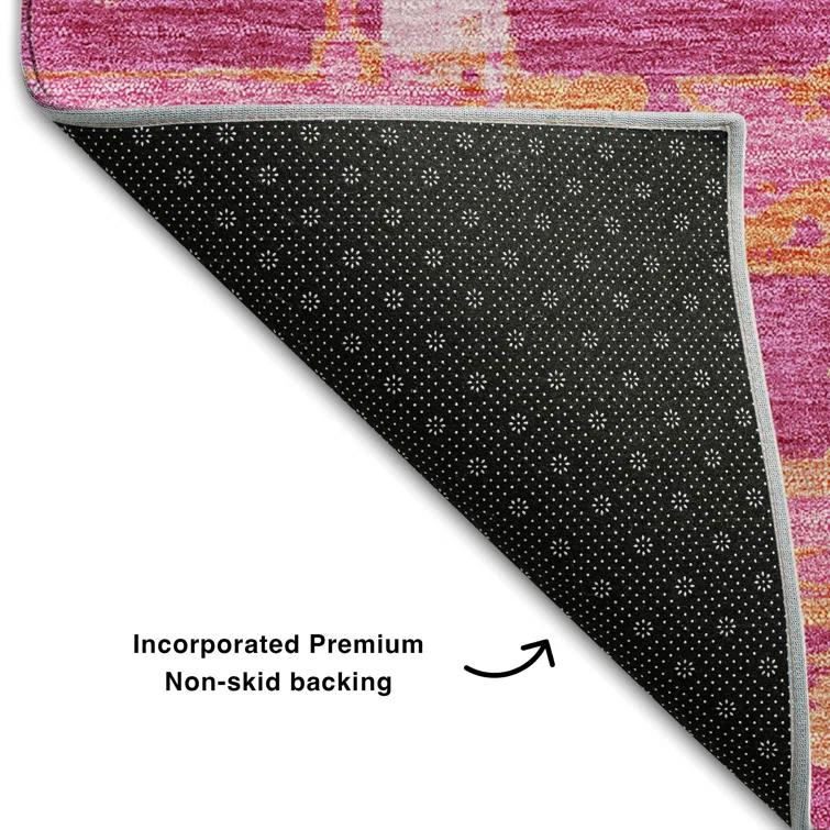 Premium Machine Washable Mayfield Blush Rug