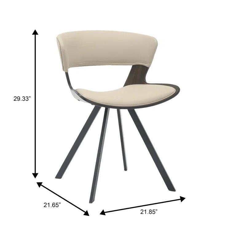 5-Piece Dining Set With Square Wooden Table In Natural Wood And 4 Upholstered Dining Chairs