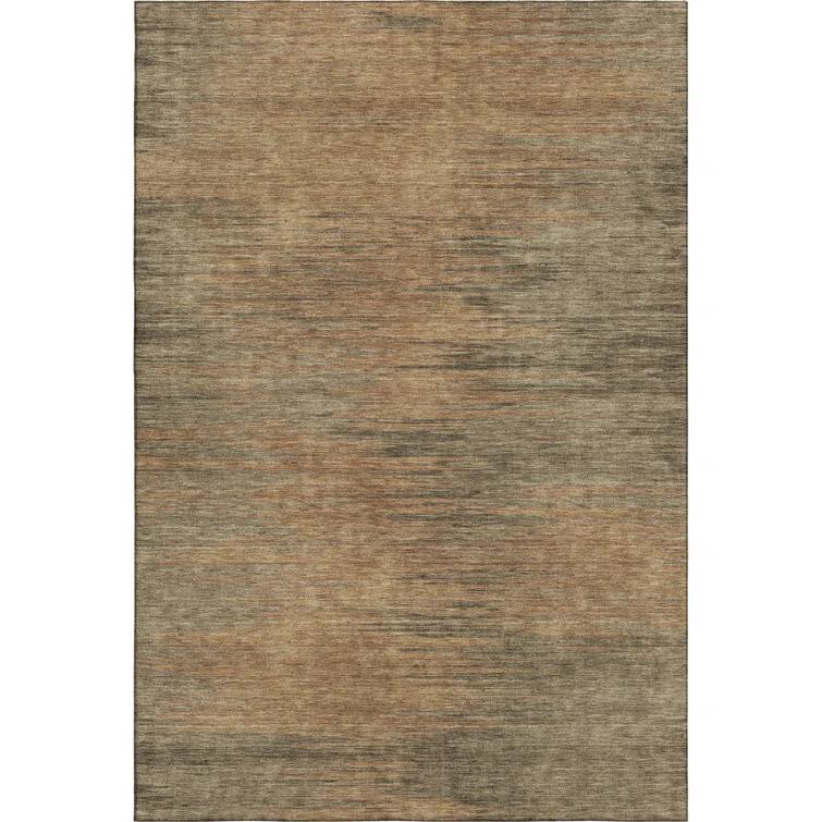Premium Machine Washable Mayfield Terracotta Rug
