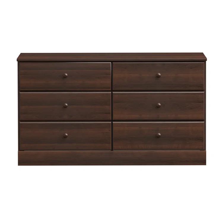 Mcclarrie Simplistic 6 Drawer 47.5" W Double Dresser