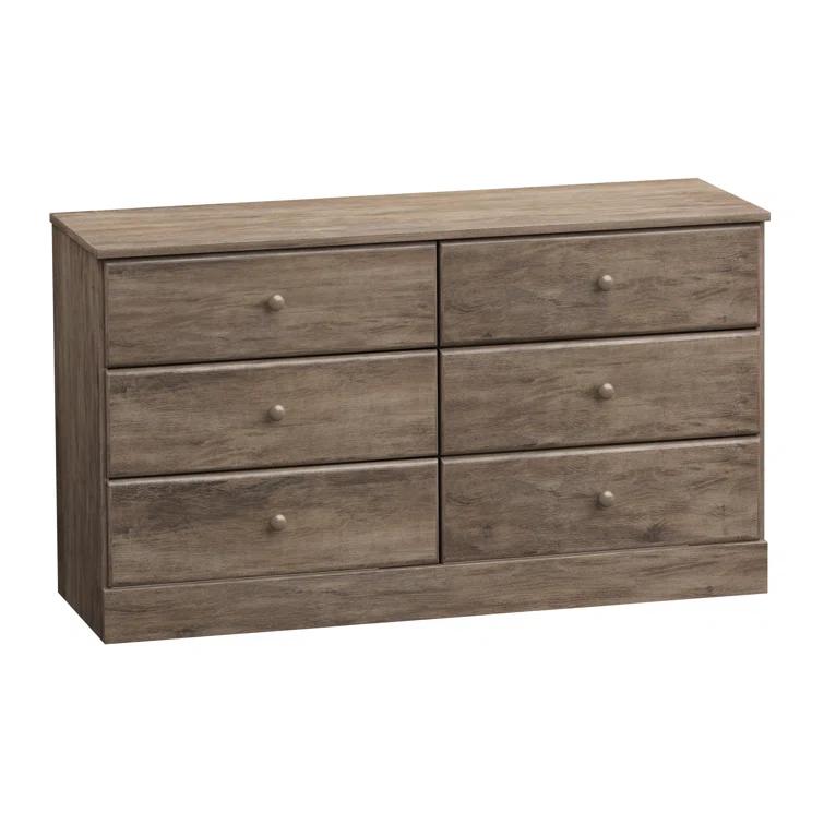 Mcclarrie Simplistic 6 Drawer 47.5" W Double Dresser