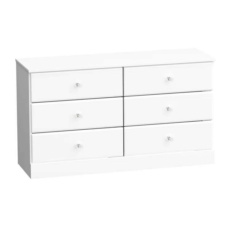 Mcclarrie Simplistic 6 Drawer 47.5" W Double Dresser