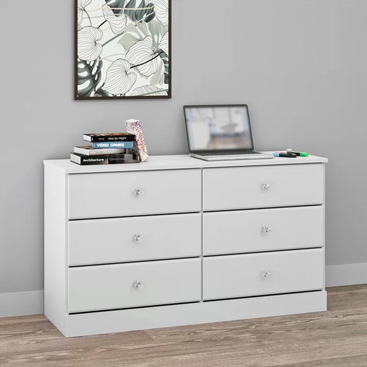 Mcclarrie Simplistic 6 Drawer 47.5" W Double Dresser