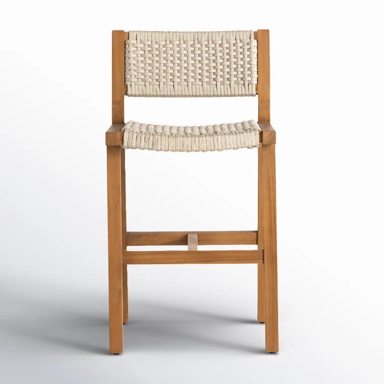 Shea Teak Outdoor 26'' Counter Stool