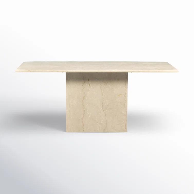 Leonel Dining Table - Cream Marble