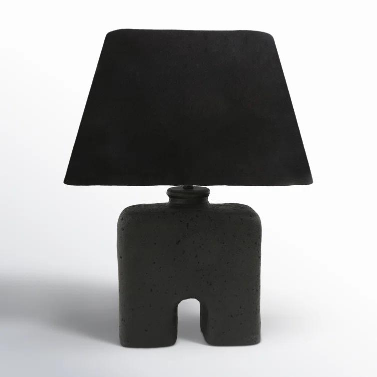 Yara Black EcoMix Arc Table Lamp