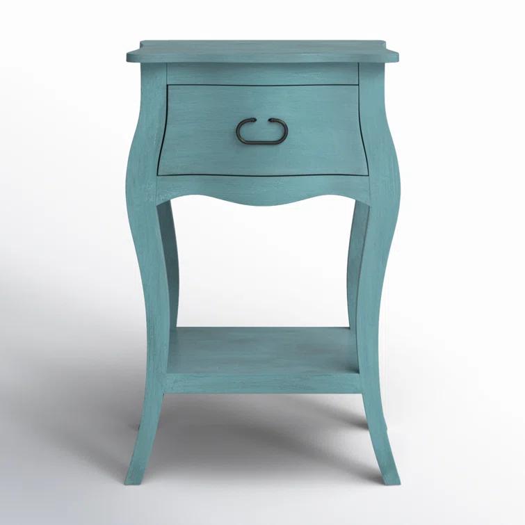 Butler Specialty Company Rochelle 1 Drawer Wood Nightstand - Blue