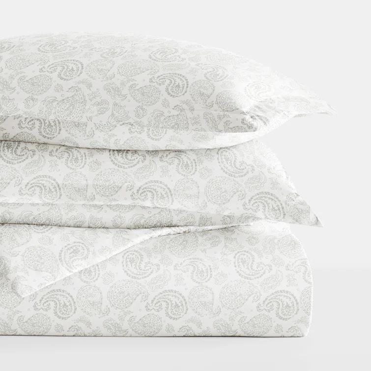 Simply Soft Traditional Paisley Duvet Cover Set