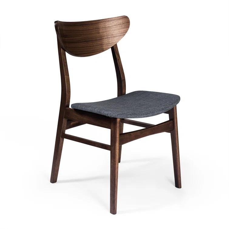 Hartford Dining Chair in Warm Gray/Walnut