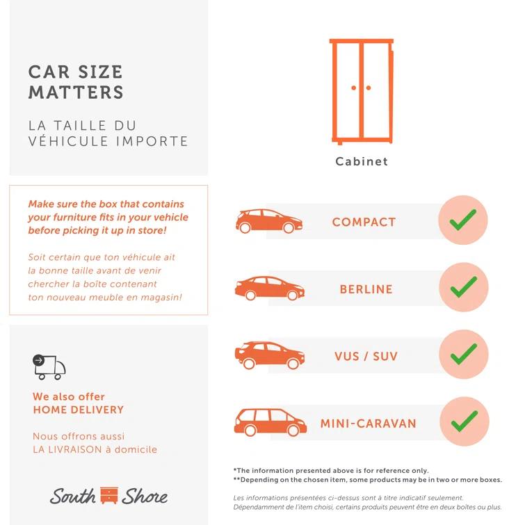 South Shore Acapella Armoire