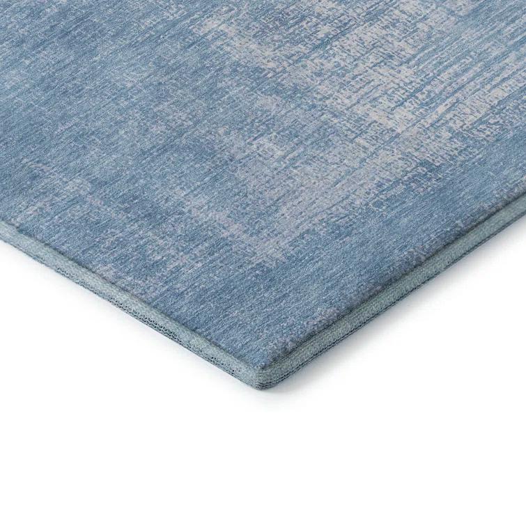 Premium Machine Washable Mayfield Blue Rug