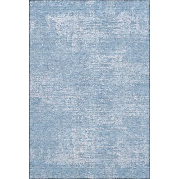 Premium Machine Washable Mayfield Blue Rug