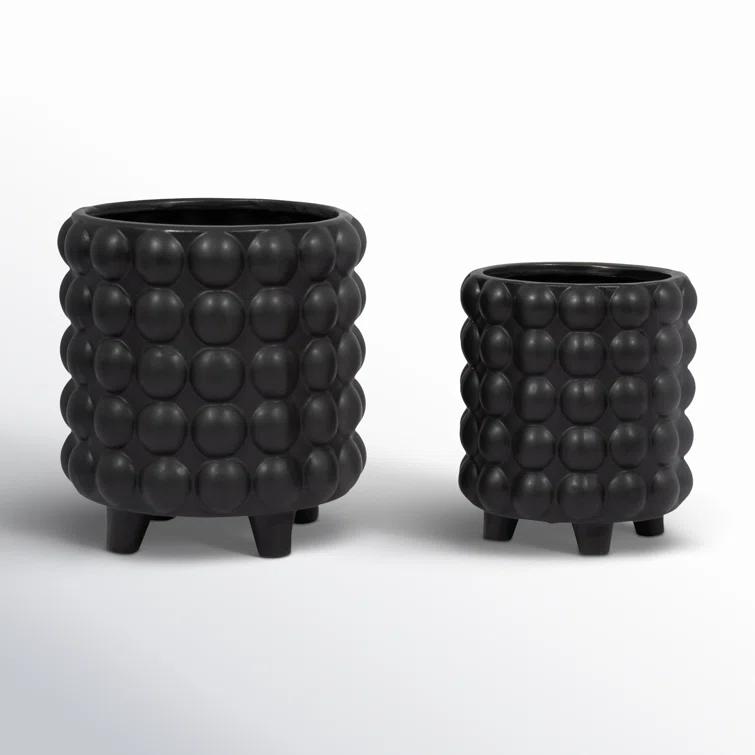 Handmade Ceramic Pot Planter - Set of 2