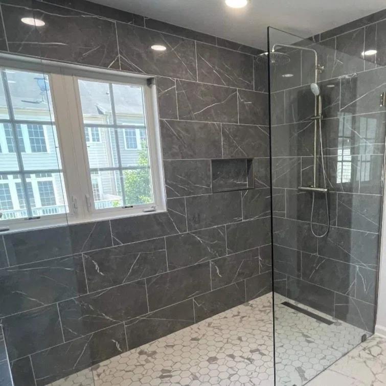 Bond Tile 12" x 24" Porcelain Marble Look Wall & Floor Tile