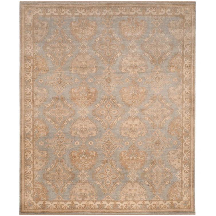 Sivas Hand Knotted New Zealand Wool Ikat Rug