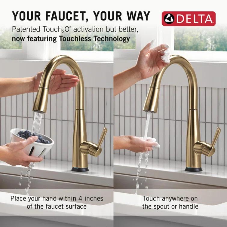 Essa Touch2O Kitchen Sink Faucet with Touchless Technology