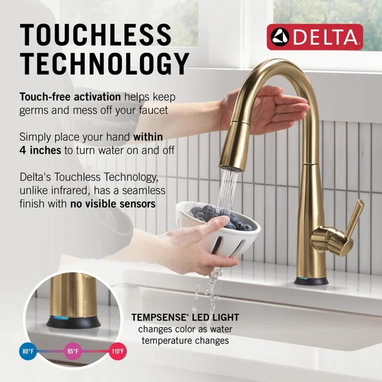 Essa Touch2O Kitchen Sink Faucet with Touchless Technology