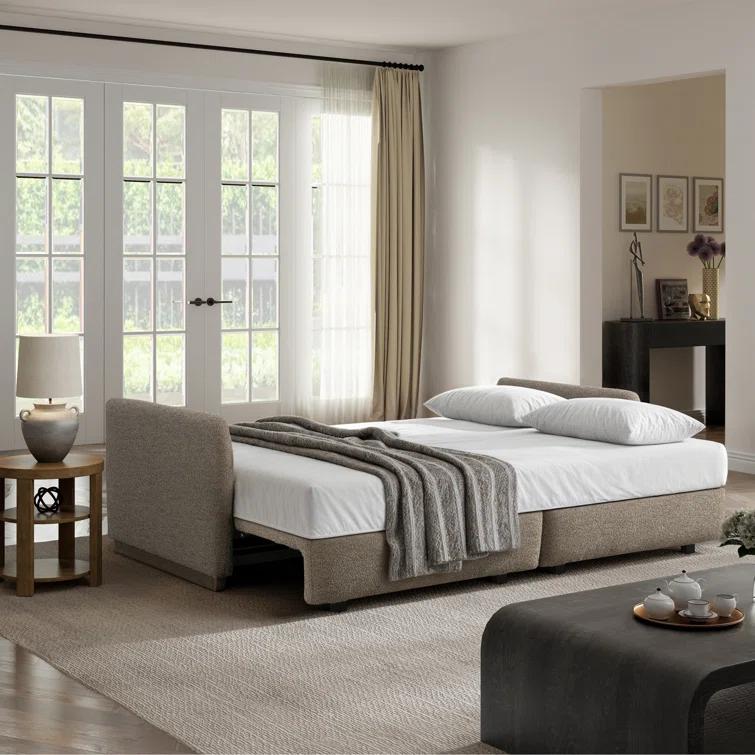 Serta Durango 86" Upholstered Queen Size Convertible Sleeper Sofa