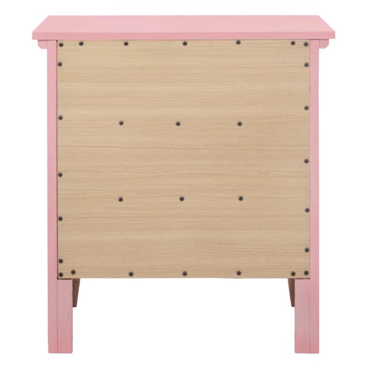 Hammond 3 - Drawer Nightstand Bed Side Table Wood Nightstand Small Bedside Table And Dresser