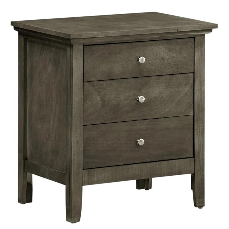 Glory Furniture Hammond 3 - Drawer Nightstand Bed Side Table Wood Nightstand Small Bedside Table And Dresser