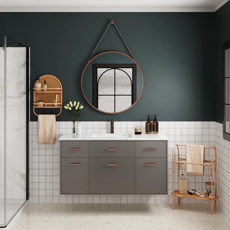 DeerValley Ursa 20" X 15.6" Rectangular Vitreous China Undermount Bathroom Sink with Overflow