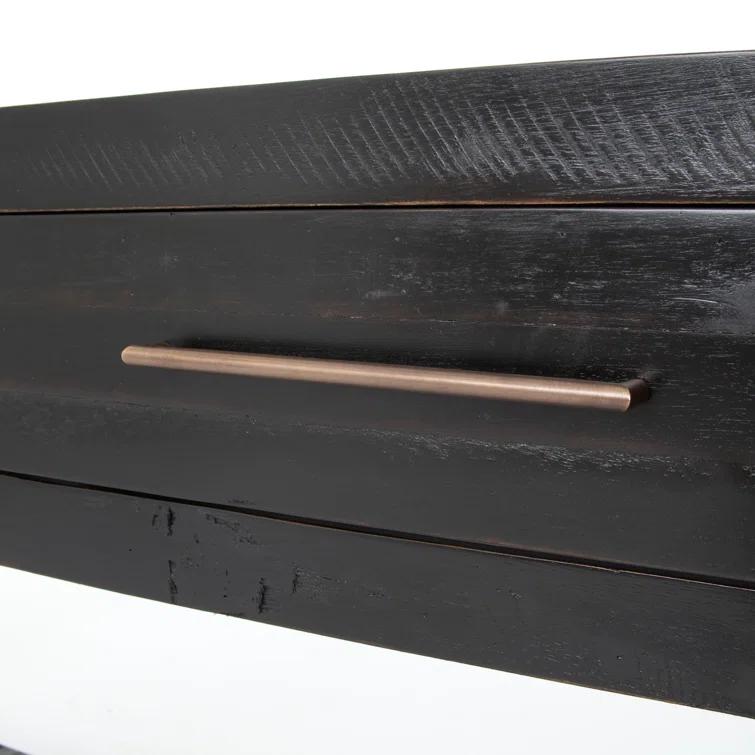 Alexa Burnished Pedestal Console (60”)