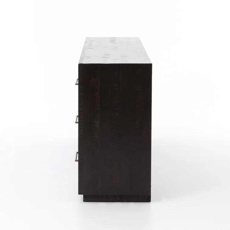 Alexa Burnished Pedestal 9-Drawer Dresser (88”)