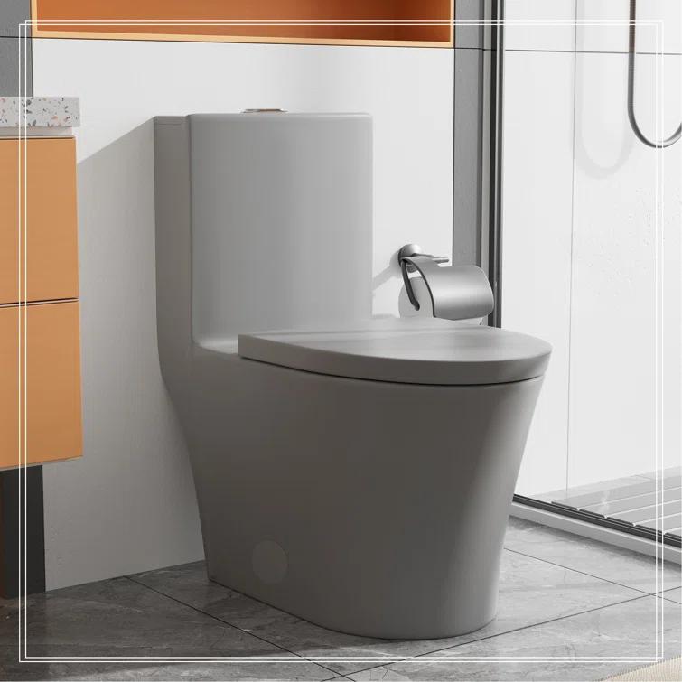 REDmintss Elongated One Piece Toilet AGLBX06498A