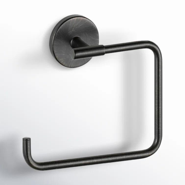 Trinsic Wall Mount Square Open Towel Ring Bath Hardware Accessory
