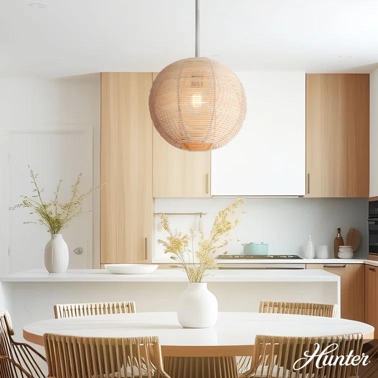 Hunter Berkeley 1 Light Medium Pendant Ceiling Light Fixture