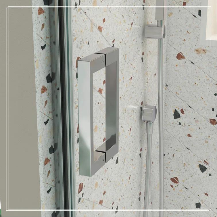 Bathtub Bypass Shower Door, Sliding Door, With 1/4" Tempered Glass