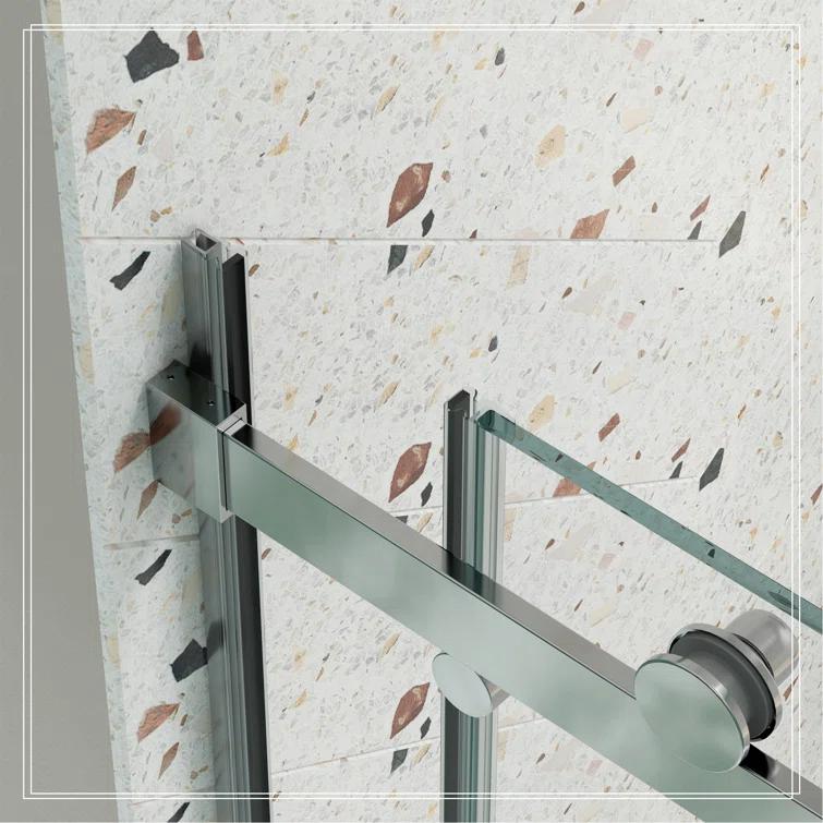 Bathtub Bypass Shower Door, Sliding Door, With 1/4" Tempered Glass