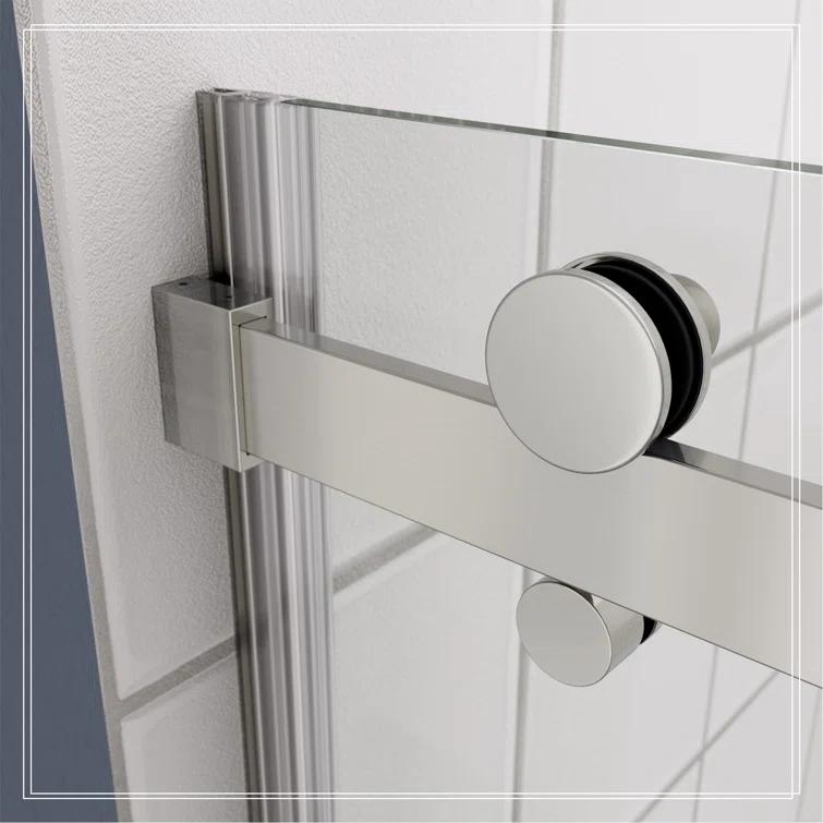 Bathtub Bypass Shower Door, Sliding Door, With 1/4" Tempered Glass