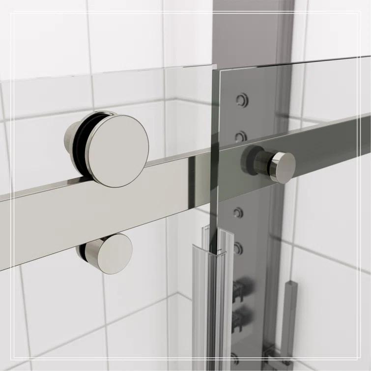 Bathtub Bypass Shower Door, Sliding Door, With 1/4" Tempered Glass