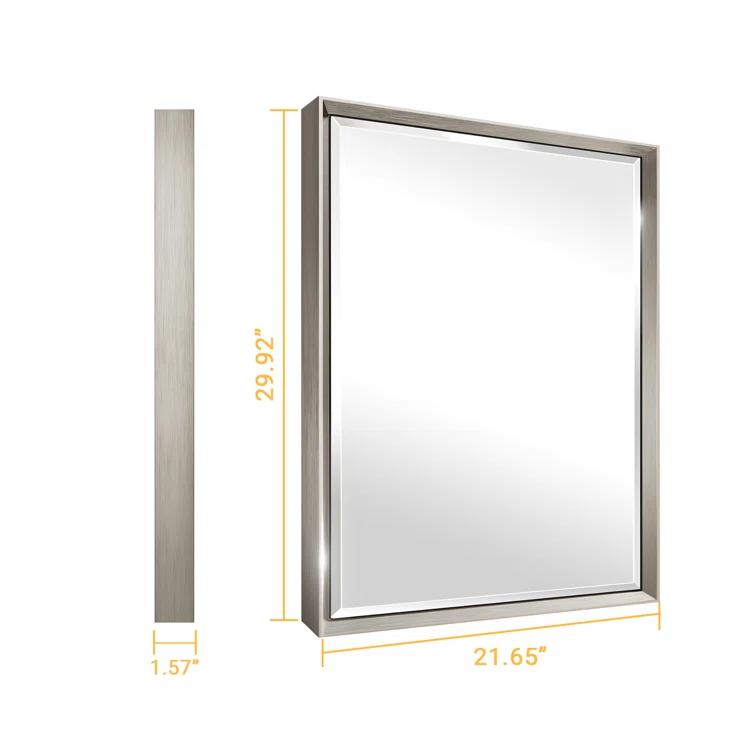 Lohoski Decorative Wall Mirror Beveled Design, Bathroom Vanity Mirror Accent Mirror Finish