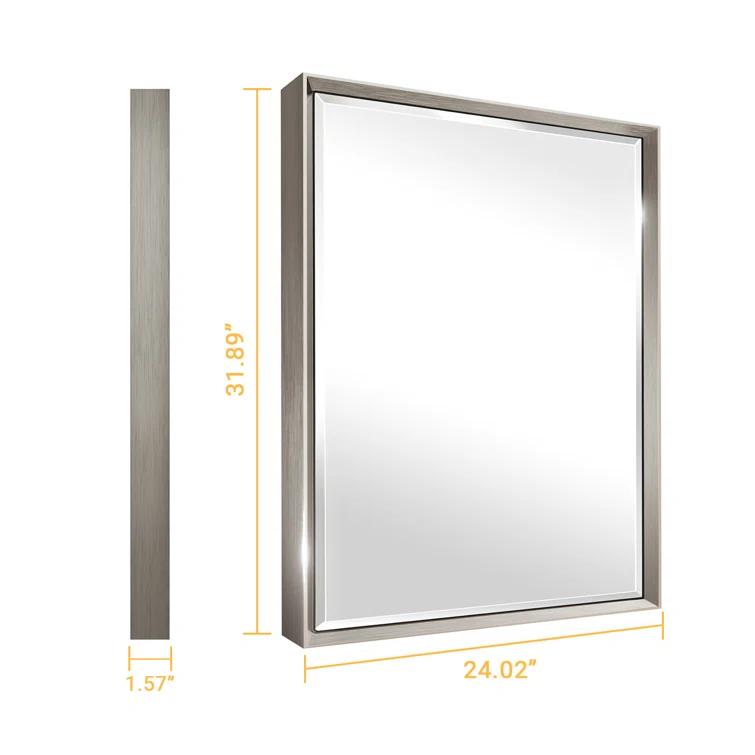 Lohoski Decorative Wall Mirror Beveled Design, Bathroom Vanity Mirror Accent Mirror Finish