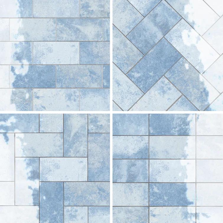 Myst 4 In. X 8 In. Ceramic Wall Tile